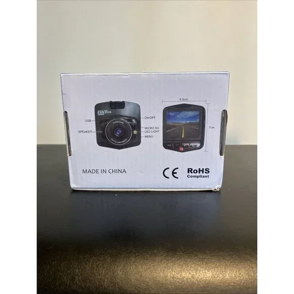 NIB Car Dash Cam, Never used, Full HD 1080 w/ Night Vision Mount & Charger Incl. - Picture 3 of 6